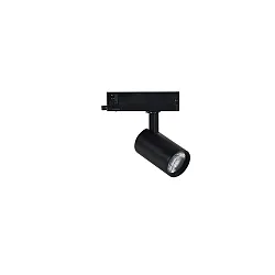 3-phase spot MARCO 2 MIDI DBT swivelling, rotatable IP20, powder coated, black, transparent 