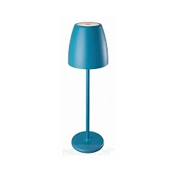 Lampe de table à accu TAVOLA haut bas, dimmable IP54, essence, blanc mat gradable