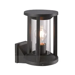 Luminaire mural d’extérieur CILLO E27 IP65, noir  gradable