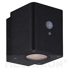 Lampe murale solaire LOKY angulaire, avec capteur IP54, anthrazit 