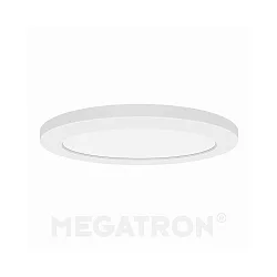 Luminaire apparent / encastré PANO CCT DIM ROUND rond, CCT Switch IP20, blanche gradable