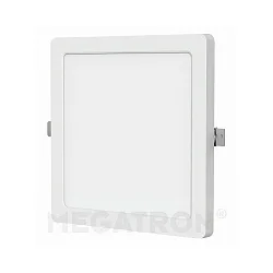 Luminaire apparent / encastré PANO DIM CCT SQUARE angulaire, CCT Switch IP20, blanche gradable