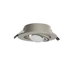 Lumière encastrée PLANEX + POWERLENS 60° plat, pivotant, avec optique de lentille GX53 IP20, nickel mat  4