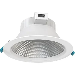Lumière encastrée FILA FR Ø 20CM CCT Switch, commutable, multipower, avec réflecteur IP54, blanche  14