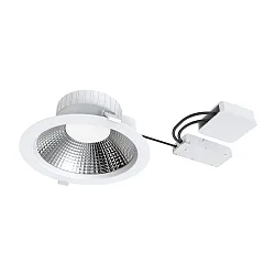 Plafonnier encastré FILA DALI FR 90° Ø 225MM rond, rigide, contrôlable par DALI, commutable IP54, blanc mat
