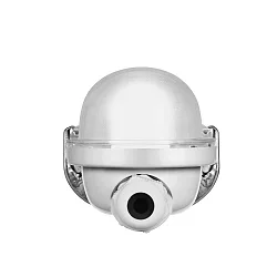 Luminaire pour locaux humides LUTO LED T8 1 voie T8 IP65, gris 