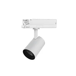 Projecteur triphasé ANGOLO M réglable, commutable, focalisable IP20, blanche 