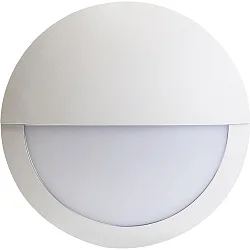 Capot DULA / EYE-LID semi-circulaire, avec diffuseur, blanche