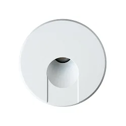 Luminaire d'encastrement mural  STAIR 68 SCCT rond IP40, blanc mat gradable