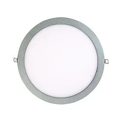 Downlight encastrable LED PANEL FLAT 300 R 840 350MA PRISM rond, UGR < 19, bloc d'alimentation exclusif IP20, mat