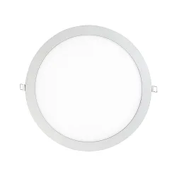 Downlight encastrable LED PANEL FLAT 300 R 830 350MA PRISM rond, UGR < 19, bloc d'alimentation exclusif IP20, mat