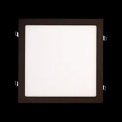 Downlight encastrable LED PANEL FLAT 300 Q SCCT 350MA PRISM angulaire, CCT Switch, UGR < 19, bloc d'alimentation exclusif IP20