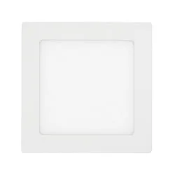 Downlight de surface LED PANEL FLAT 170 Q SCCT MP angulaire, CCT Switch, commutable, multipower IP44, blanche 