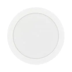 Downlight de surface LED PANEL FLAT 220 R SCCT MP rond, CCT Switch, commutable, multipower IP44, blanche 