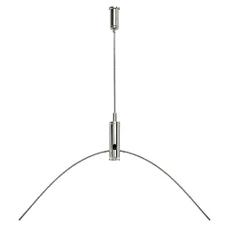 Accessoire Suspension câble LED PANEL réglable, gris