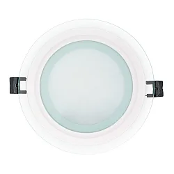 Panneau à LED LED GLAS PANEL 160R DTW Dim-To-Warm, gradable 10W 50 - 850lm 2000 - 3000K 120° 120° CRI >80