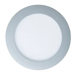 Recessed LED luminaire LED PANEL FLAT 130 R, 10W, RGB, 24V, matt titanium