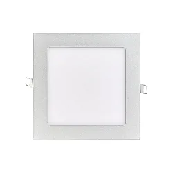 Downlight encastrable LED PANEL FLAT 130 Q SCCT 350MA OPAL angulaire, CCT Switch, bloc d'alimentation exclusif IP20, mat
