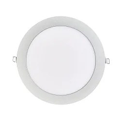 Downlight encastrable LED PANEL FLAT 190 R 830 350MA OPAL standard, rond, bloc d'alimentation exclusif IP20, mat