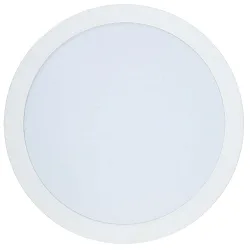 Downlight encastrable LED PANEL FLAT 175 R 350MA IP44 rond, bloc d'alimentation exclusif IP44, blanche gradable