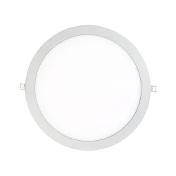 Downlight encastrable LED PANEL FLAT 300 R 840 350MA OPAL standard, rond, bloc d'alimentation exclusif IP20, mat