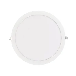 Downlight encastrable LED PANEL FLAT 300 R 840 350MA OPAL standard, rond, bloc d'alimentation exclusif IP20, blanche gradable