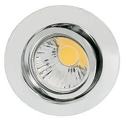 Downlight D 3830 pivotant IP20, chrome gradable