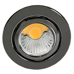 Downlight D 3830 pivotant IP20, noir  gradable