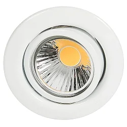 Downlight D 3830 pivotant IP20, blanche gradable