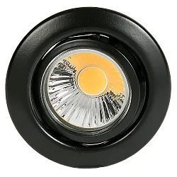 Downlight D 3830 pivotant IP20, noir  gradable