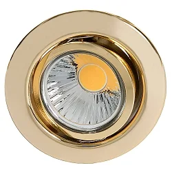 Downlight D 3830 pivotant IP20, or gradable