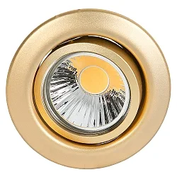 Downlight D 3830 pivotant IP20, or gradable