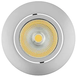Recessed LED spot 5068 ECO FLAT, round, 350mA, 8W 3000K 700lm 38°, CRi>90, dimmable, matt chrome