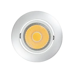Downlight A 5068 T FLAT plat, pivotant IP20, chromé mat gradable