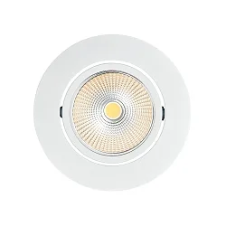 Lumière encastrée 5068 ECO FLAT BIO dimmable IP40, dégager, blanc mat gradable 8W 530lm 5000K CRI 97