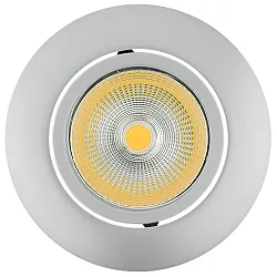 Lumière encastrée 5068 ECO FLAT BIO dimmable IP40, chromé mat, dégager gradable 8W 480lm 3000K CRI 97