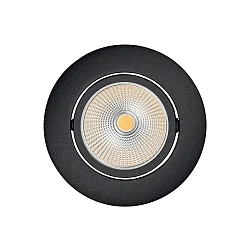 Lumière encastrée 5068 ECO FLAT BIO dimmable IP40, dégager, noir mat gradable 8W 530lm 5000K CRI 97
