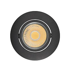 Downlight A 5068 T FLAT BIO dimmable IP40, dégager, noir mat gradable