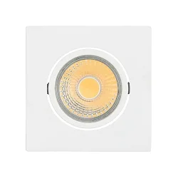 Downlight A 5068Q T FLAT BIO dimmable IP40, dégager, blanc mat gradable