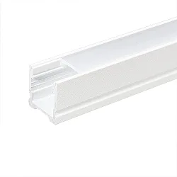 Profil en U 4OP, blanc mat