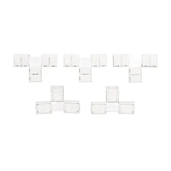 Connecteur en T LED SMD 3528 2 pôles, lot de 5
