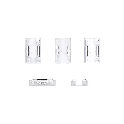 Connecteur lot de 5, transparent