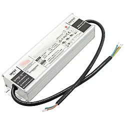 Unité d’alimentation Led EL-240-24V IP67 avec câble ouvert, constante de tension, commutable, argent