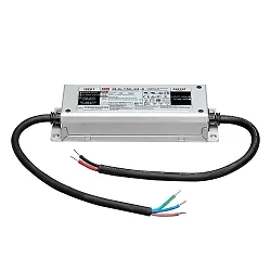 Unité d’alimentation Led EL-150-24V IP67 avec câble ouvert, constante de tension, commutable, argent