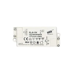 Bloc d'alimentation EL-9-12V, blanche