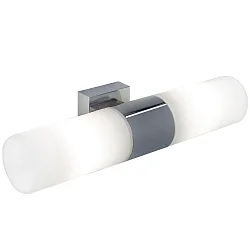 Luminaire mural TANGENS à 2 flammes E14 IP44, chrome