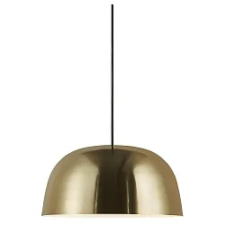 Luminaire à suspension CERA E27 IP20, scintillant, laiton, noir  