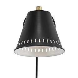 Wall luminaire PINE, GU10, IP20, black