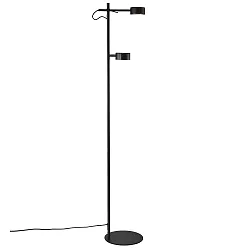 Lampadaire CLYDE IP20, noir , noir mat gradable