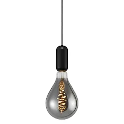 Luminaire à suspension NOTTI E27 IP20, mat, Mocca, noir  